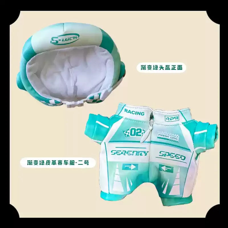 New Six-Color Racing Suit For Labubu Clothes